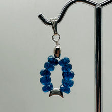 Load image into Gallery viewer, Dazzle Blue Apatite Moon Goddess 14K Gold Filled Pendant | 1" Long |
