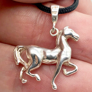 Proud Pony Sterling Silver Horse Charm Pendant 10035