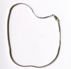 20" Italian Solid Sterling Silver 8.9 Gram Square Snake Chain 103504/20