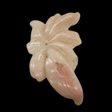 Load image into Gallery viewer, Peruvian Opal 32ct Carved Flower Pendant Bead | 35x60x3mm | Pink | 1 Bead |
