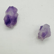 Load image into Gallery viewer, Amethyst Natural Crystals Parcel | 29x27x15 and 27x23x15m | Purple | 2 Beads |
