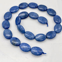Load image into Gallery viewer, Dumorterite Oval Stone Half Strand | 18x13x7 | Blue | 10 Bead(s) |
