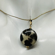 Load image into Gallery viewer, Gemmy Dendritic Peruvian Opal 14K Gold Filled Pendant | Clear Black|1 1/4&quot; Long|
