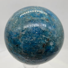 Load image into Gallery viewer, Apatite 435g Meditation Sphere | 2.63&quot; | 66mm | Blue, White | 1 Display Specimen
