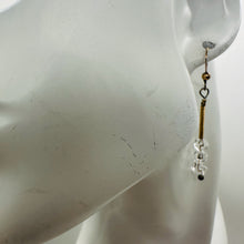 Load image into Gallery viewer, Holiday Sparkle AAA Quartz Earrings and 14Kgf 6270
