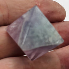 Load image into Gallery viewer, Fluorite Double Pyramid | 1 Display Figurine | | 39x39x39mm | Purple
