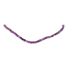 Load image into Gallery viewer, Vivid Natural, Untreated Purple Lepidolite 4mm Round Bead 14 Inch Strand 106734
