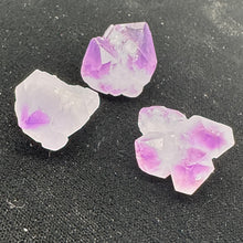 Load image into Gallery viewer, Amethyst Natural Crystals Bead Parcel | 24x17x15 to 20x16x15mm| Purple| 3 Beads|
