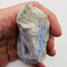 Load image into Gallery viewer, Chalcedony 205g Natural | 3 7/8x1 3/4x1 1/2&quot; | Blue White Gray | 1 Specimen
