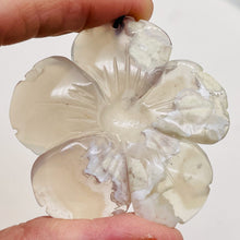 Load image into Gallery viewer, Quartz Pendant Flower | 55x8mm | Lavender White | 1 Bead |

