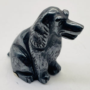 Hand-Carved American Cocker Spaniel Puppy | 1 Figurine |