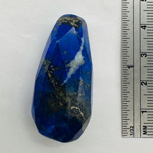 Load image into Gallery viewer, Blue Lapis Lazuli Designer Cut Pendant Bead 104ct 42x21x17mm
