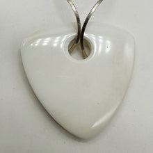 Load image into Gallery viewer, Designer Natural White Agate Pendant Bead 8699
