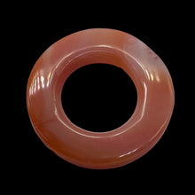 Load image into Gallery viewer, 1 Creamy Carnelian Window Frame Pi Pendant Bead 8983E
