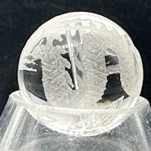 Load image into Gallery viewer, 1 Spectacular Hand Etched Dragon Phoenix Natural Quartz 18mm 10637 | 18mm | Clear
