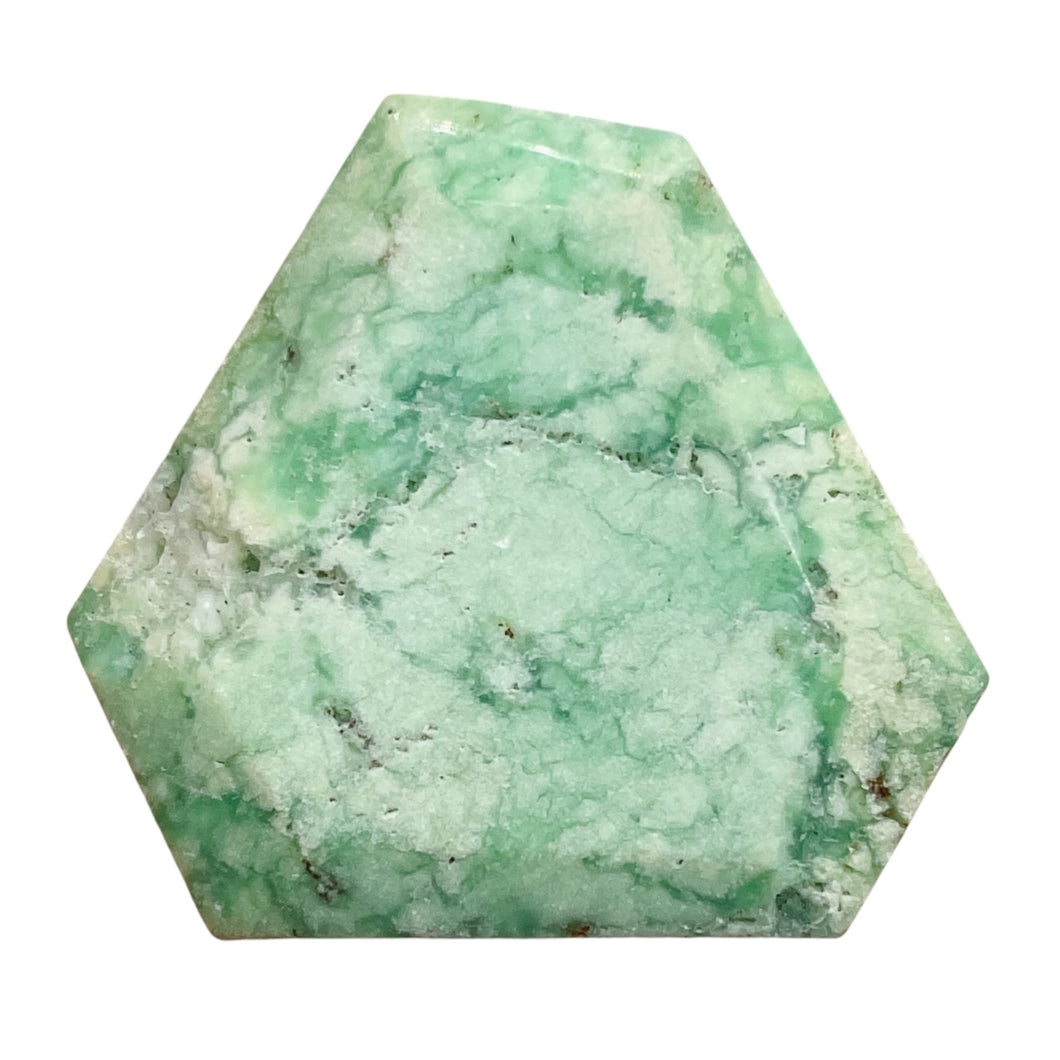 Chrysoprase 21g Freeform Pendant Bead | 35x39x10mm | Green | 1 Pendant Bead |