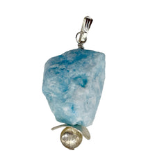 Load image into Gallery viewer, Hemimorphite 14K Gold Filled Natural Pendant | 1&quot; Long | Blue | 1 Pendant |
