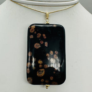 Natural Poppy Ocean JasperSterling Silver Pendant Luminous Lavender! | 2 14"}