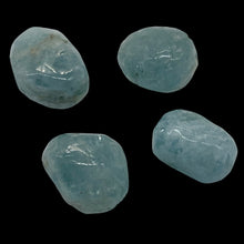 Load image into Gallery viewer, Aquamarine Smooth Nugget Bead Parcel | 22x17x13 - 19x14x14mm | Blue | 4 Beads |
