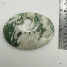 Load image into Gallery viewer, Harmony Stone Oval Centerpiece Bead - Snowy Forests | 63x45x8mm | 1 Bead |
