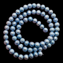 Load image into Gallery viewer, Baby Blue AAA Freshwater Pearl Half Strand | 6mm | 37 Pearls |
