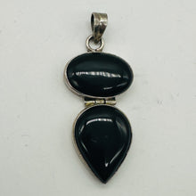 Load image into Gallery viewer, Unique Natural Onyx &amp; Sterling Silver Pendant 4220
