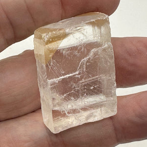 Optical Calcite Iceland Spar 29g Rectangular Display Specimen| 25x23x13mm| Clear