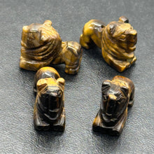 Load image into Gallery viewer, Lion King of the Jungle Tigereye Animal Figurine
