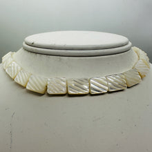 Load image into Gallery viewer, Premium Carved White Mother of Pearl Bead Strand 104363
