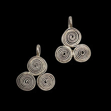 Load image into Gallery viewer, Thai Hill Tribe Triskillian 999 Silver Pendant, 12 Grams 8605

