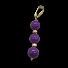 Load image into Gallery viewer, Phosphosiderite Dangle 14K Gold Filled Pendants | 1 1/4" long | Lavender |
