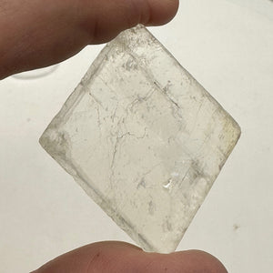 Optical Calcite Iceland Spar 33g Rectangular Display Specimen| 34x36x10mm| Clear