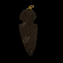 Load image into Gallery viewer, Sandstone Carved Arrowhead Pendant | 1 3/4" Long | Red | 1 Pendant |
