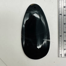 Load image into Gallery viewer, Sardonyx Large Designer Teardrop Pendant Bead | 64x33x6mm| Black.White| 1 Bead}
