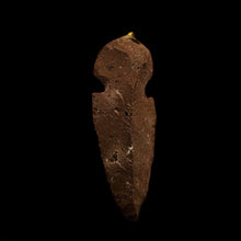 Load image into Gallery viewer, Sandstone Carved Arrowhead Pendant | 1 3/4" Long | Red | 1 Pendant |
