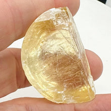 Load image into Gallery viewer, Optical Calcite Iceland Spar 44g Unique 1/4 Sphere | 48x20mm | Clear, Yellow |
