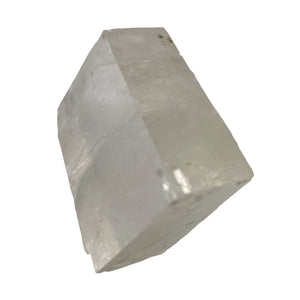 Optical Calcite Iceland Spar 65G Rectangular Display Prism | 32x30x18mm | Clear|