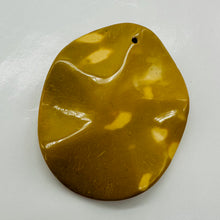 Load image into Gallery viewer, Hot Mustard Mookaite Large Oval Pendant Bead | 50x40x7mm |
