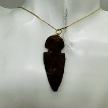 Load image into Gallery viewer, Obsidian Carved Arrowhead Pendant | 1 3/4&quot; Long | Black | 1 Pendant |

