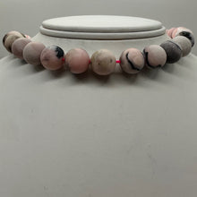 Load image into Gallery viewer, Peruvian Opal Matte Finish Round Bead Strand | 12mm | Pink, Black | 32 Beads |
