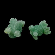 Load image into Gallery viewer, Aventurine 1 Koi Carved Goldfish Bead | 23x11x5mm | Green
