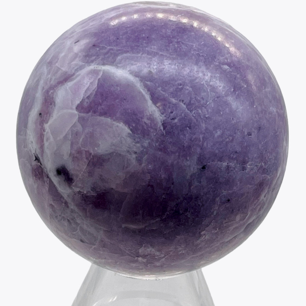 Lepidolite 183g Round Collector's Sphere | 1 9/10