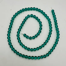 Load image into Gallery viewer, Bohemian glass Round Beads 24" Strand | 6mm | Green | 100 Beads |
