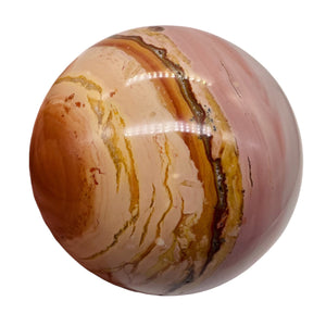 Mookaite Magic Sphere 593g (21oz) | 75mm (3") | Pink White | 1 Display Specimen|