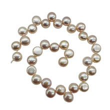 Load image into Gallery viewer, Top Drilled Button 7-7.25x4mm Lavender Pink FW Pearl 8&quot; Strand 4761

