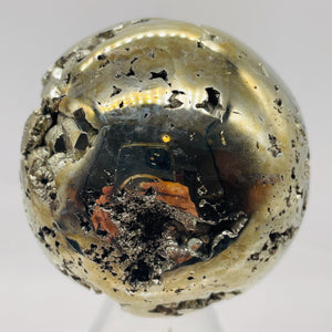 Pyrite Sphere Display Item | 384g | 2 1/4" | Golden | 1 Collector's Sphere |