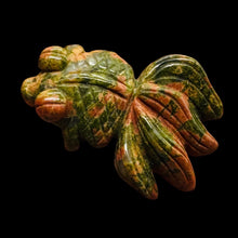 Load image into Gallery viewer, Fantail Goldfish Stone Carving | 1 Figurine | | 1 5/8 x 1 1/8" | Pink, Green
