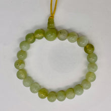 Load image into Gallery viewer, Serpentine 7&quot; Strung Strand Round Beads | 8mm | Green | 21 Beads |
