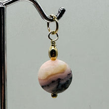 Load image into Gallery viewer, Pink Peruvian Opal Matte Finish Drop Bead Pendant | Pink | 1&quot; Long |
