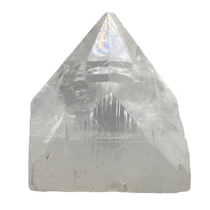 Apophyllite Natural Pyramid Display Crystal | 15g | 26x25x23mm | Clear |